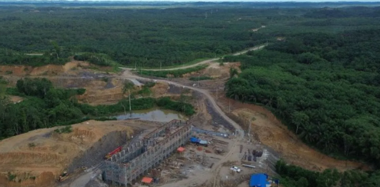 Proyek pembangunan Gardu Induk GIS IKN